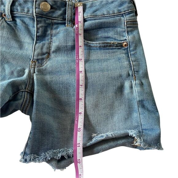 American Eagle Outfitters Super Super Stretch Denim Shorts Sz 4 - Picture 6 of 8